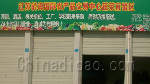  沿海国际农产品交易中心蔬菜直销区