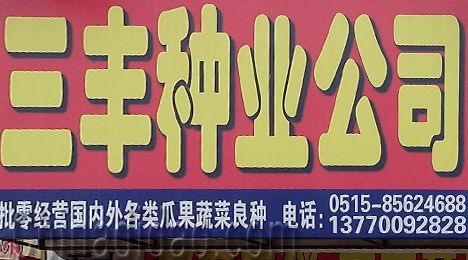 东台市三仓镇三丰种业公司