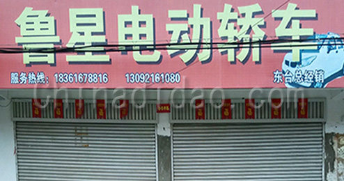 东台市三仓镇鲁星电动轿车