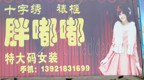 东台市唐洋镇胖嘟嘟特大码女装