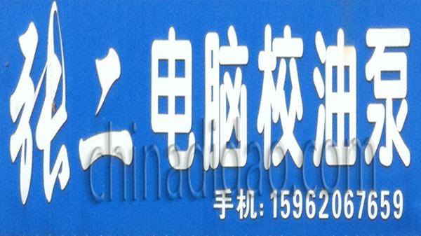 张二电脑校油泵