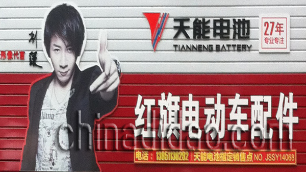 天能电池 电动车配件